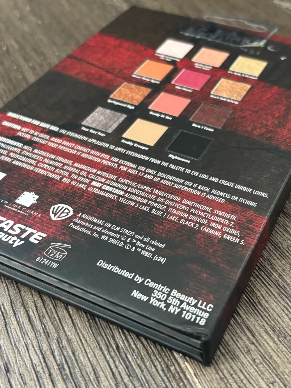 A Nightmare On Elm Street • Freddy Krueger 12-Shade Eyeshadow Palette